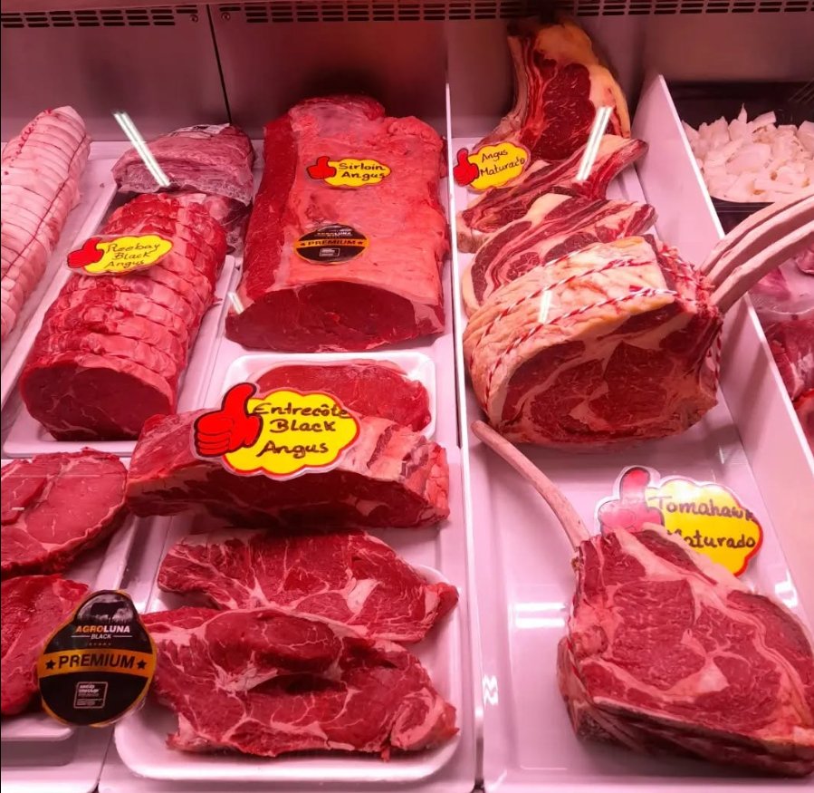 Cortes premium Black Angus maturado